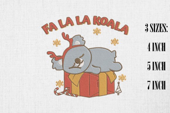 Fa La La Koala: A Cozy Christmas Embroidery Review