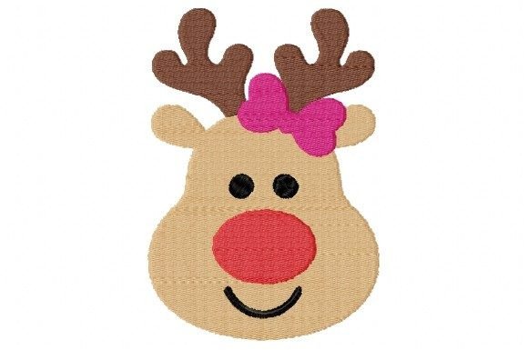 Review: Christmas Girl Reindeer Face Design