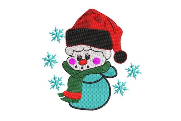 Review: Christmas Snow Man Embroidery Design for Holiday Projects