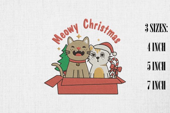 Review: Cute Cats in Gift Box Meowy Christmas