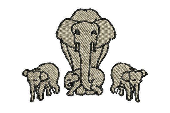Reviewing the Mother Elephant and Three Baby Elephants Design